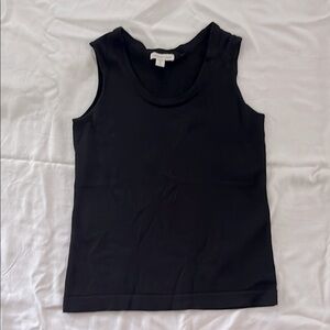 Coldwater Creek, Black Tank Top, merino wool, camisole, professional, size 16